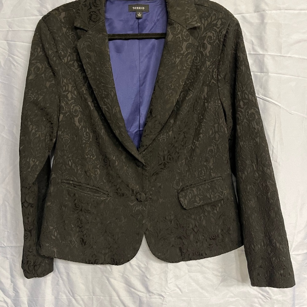 Black Lace design Women's Blazer